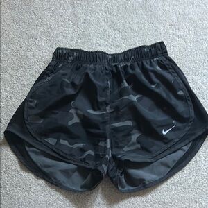 Nike Women's Black Camo Shorts